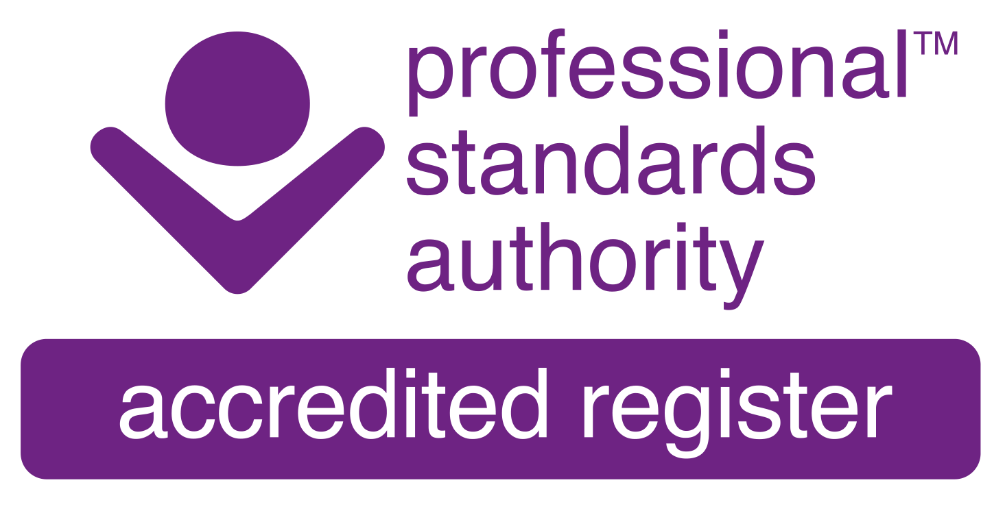 graphic with text professional standards authority accredited register